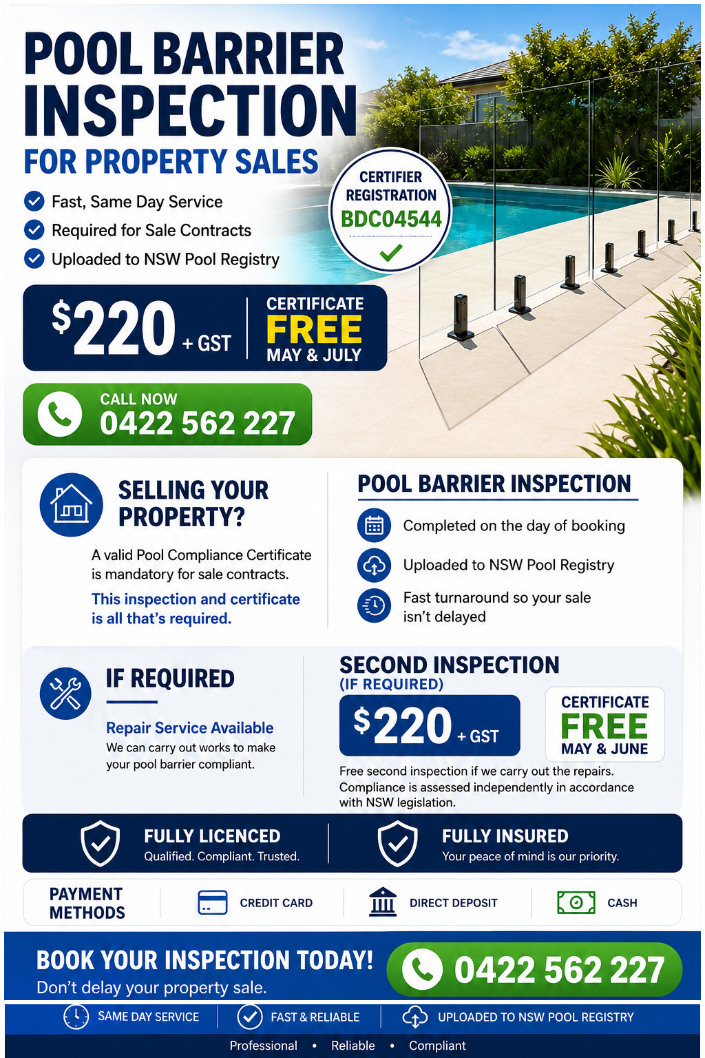 Pool Barrier Inspection